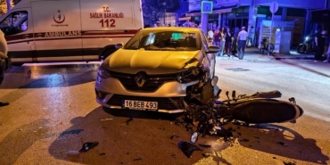 İnegöl’de Motosiklet Kazası: Sürücü Ağır Yaralı