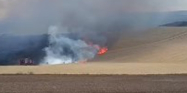 Çorum’da Ekili Arazide Yangın Çıktı! Soruşturma Başlatıldı