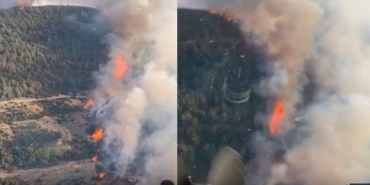 Aliağa’da Çıkan Yangın Ormanlık Alana Sıçradı