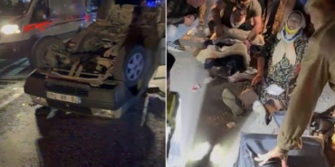 Karabük’te otomobil devrildi: 4 yaralı!