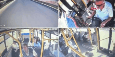 Yolcu, Kalp Krizi Geçiren Şoförü Kurtardı!