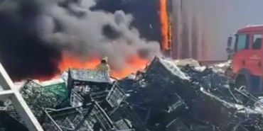 Bursa’da Geri Dönüşüm Tesisinde Yangın Çıktı!