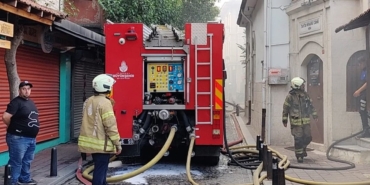 Balat’taki Tahta Minare Hamamı’nda Yangın!