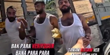 Kavuncularla Motorcu Arasında İlginç Pazarlık!