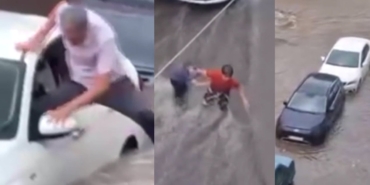 Sağanak Yağış Şehirde Hayatı Felç Etti!