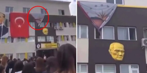 Öğrencilerden Erdoğan Posteri Protestosu!