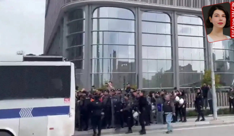 İşçiler Halkbank Şantiyesinde Eylem Yaptı! İşçiler Halkbank Şantiyesinde Eylem Yaptı!