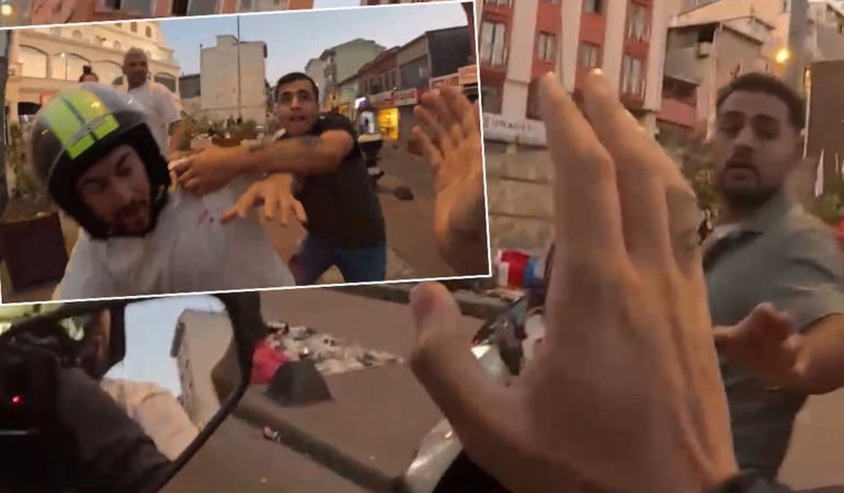 İstanbul’da YouTuber’a Motosikletli Saldırı!