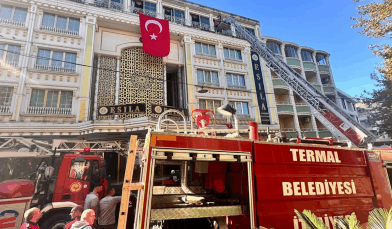 Termal Otelde Yangın Paniği: Olay Anı ve Detaylar Termal Otelde Yangın Paniği: Olay Anı ve Detaylar