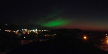 Fethiye’de Gökyüzünde Renkli Işık Şovu!