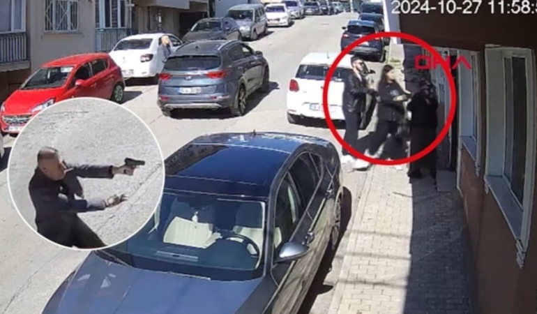 Boşanma Aşamasındaki Eşine Tabancayla Saldırdı!