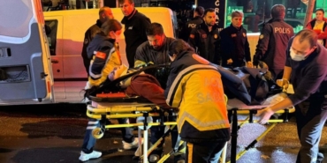 Balkondan düşen kadın hastaneye kaldırıldı!