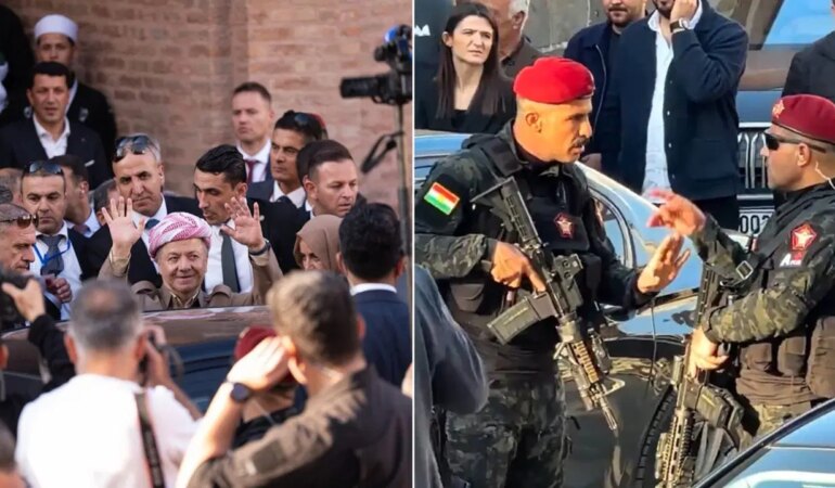 Barzani’nin Cizre Ziyareti’nde Askeri Tepki!