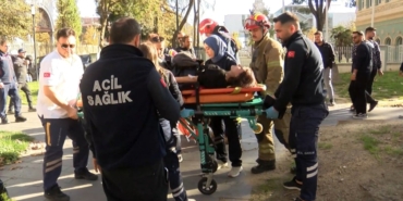 Beyoğlu’nda Tramvay Motosikletliye Çarptı!