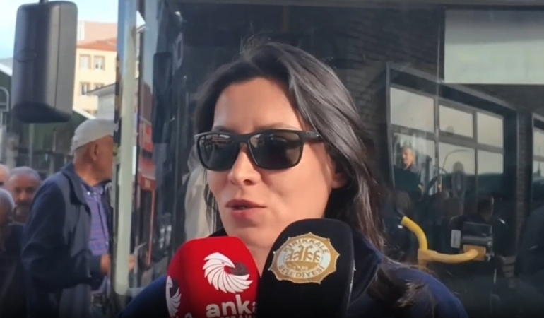 Kırıkkale’de Kadın Şoför İlk Seferine Çıktı!