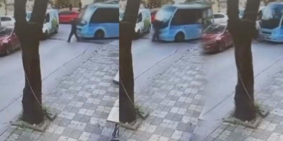 Minibüs Yayaya Çarptı: Hayati Tehlike Yok!