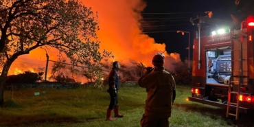 Menemen’de Çöp Alanında Yangın: Ekipler Seferber