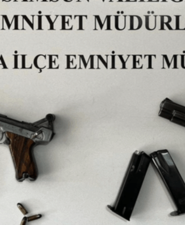 Bafra’da Silah Kaçakçılığına Geçit Yok!