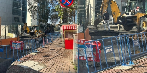 Maslak’ta Yol 6 Ayda İkinci Kez Çöktü! Maslak’ta Yol 6 Ayda İkinci Kez Çöktü!