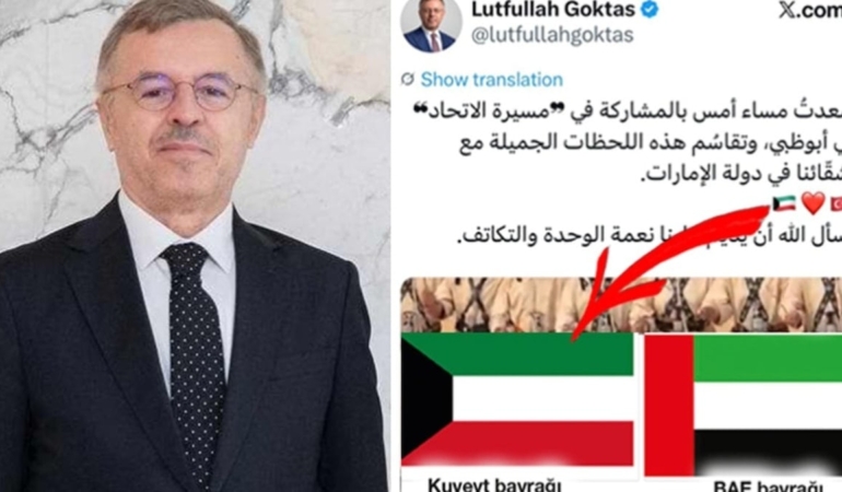 BAE Büyükelçisi’nden Bayrak Krizi!