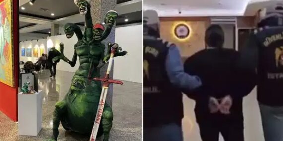 Sosyal Medyada Hedef Gösterilen Heykel Soruşturma Altında