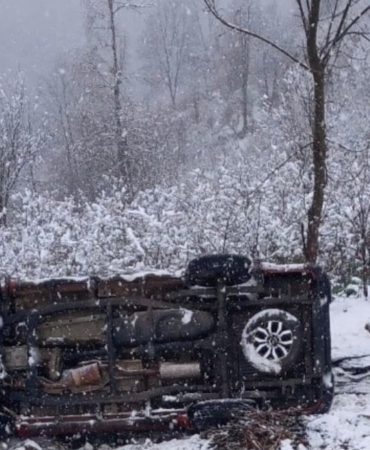 Kar Yağışı Kazası: 6 Yaralı, 1’i Ağır!