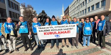 Nükleer Santrale Karşı Edirne’de Basın Açıklaması