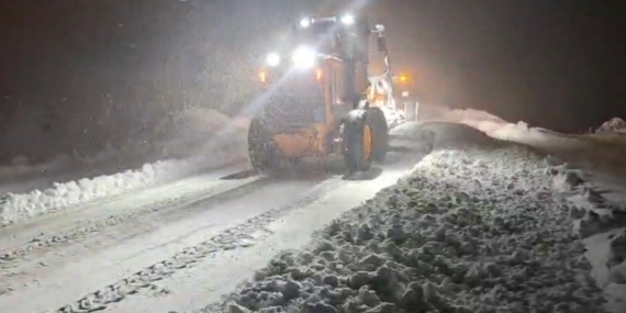 Siirt-Bitlis Yolu Kar Nedeniyle Kapandı!