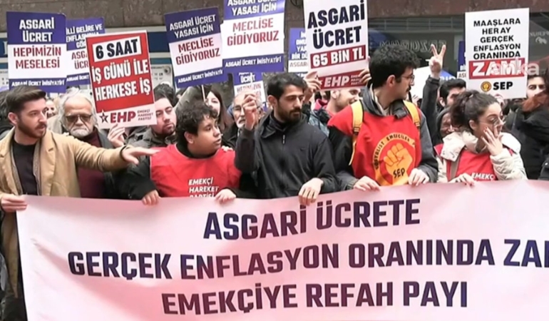 Asgari Ücret Zammı İçin Emekçi Mücadelesi