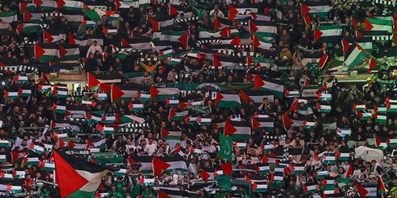 Barcelona Taraftarlarından İsrail’e Sert Tepki!