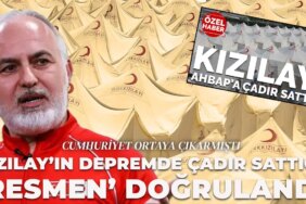 Kızılay Depremde Çadırı Satışa Çıkardı mı?