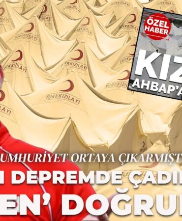 Kızılay Depremde Çadırı Satışa Çıkardı mı?