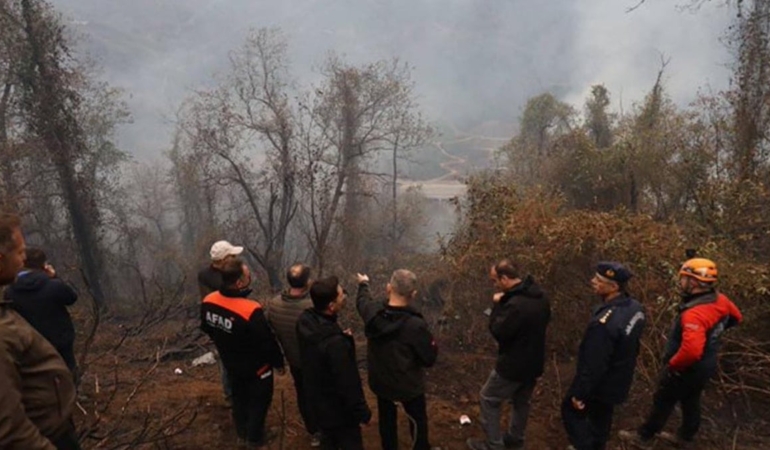 Artvin’de Orman Yangını: 135 Personel Mücadele Ediyor