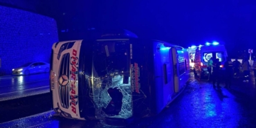 Osmaniye’de Otobüs Devrildi: 3 Yaralı!