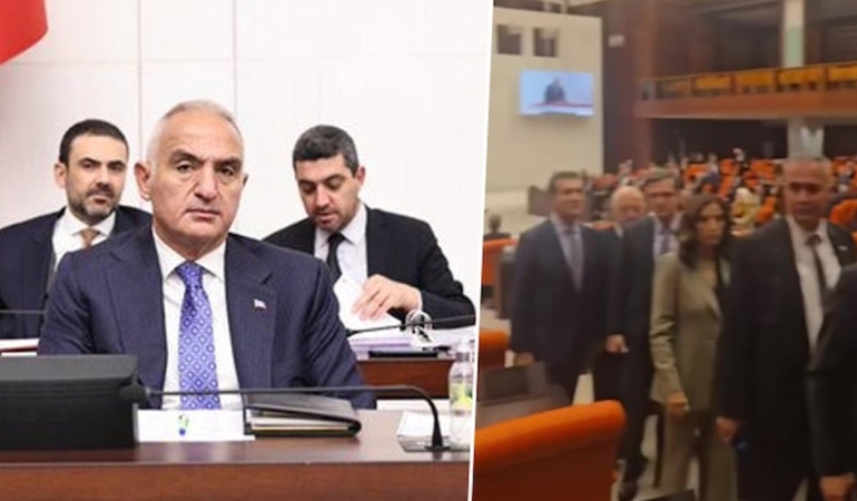 Bakan Ersoy’a Yangın Protestosu: TBMM’de Gerginlik