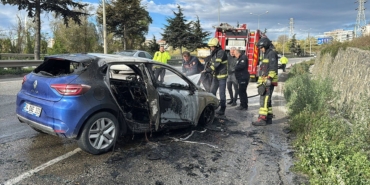 Musaba’nın Kiraladığı Araç Alev Aldı!