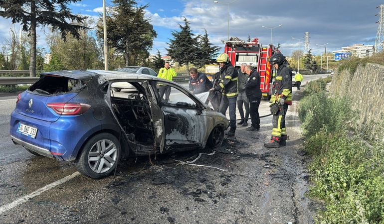 Musaba’nın Kiraladığı Araç Alev Aldı!