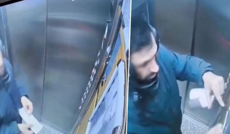 Kurye, Atatürk Portresine Tükürdü! Tepkiler Çığ Gibi