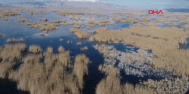 Eber Gölü’ndeki Yangın Yasağı Kaldırıldı!