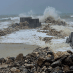 Alaplı’da Fırtına ve Sağanak Hayatı Olumsuz Etkiledi