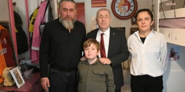 Ümit Özdağ, Işıl Öykü Dinç’in Ailesini Ziyaret Etti