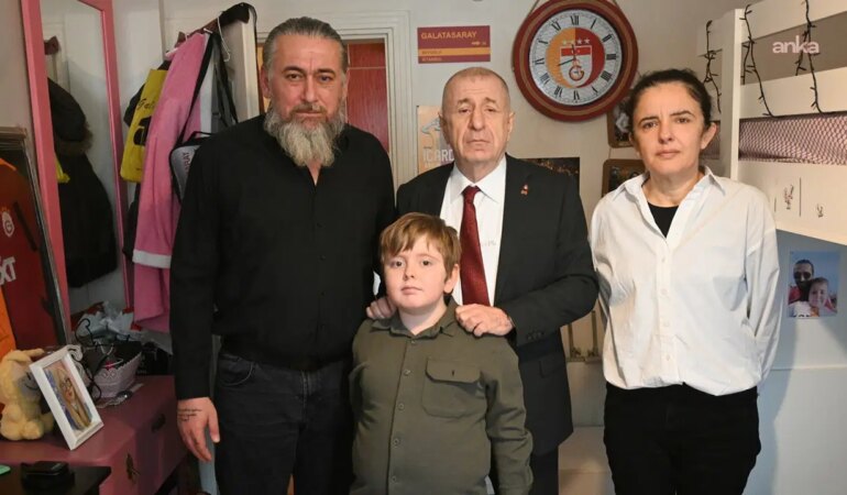 Ümit Özdağ, Işıl Öykü Dinç’in Ailesini Ziyaret Etti