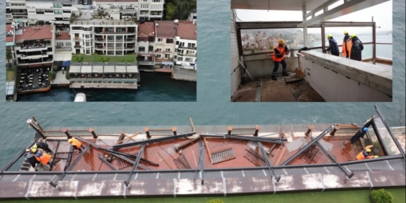 Bebek Otel’de Kaçak Eklentilere Yıkım Operasyonu