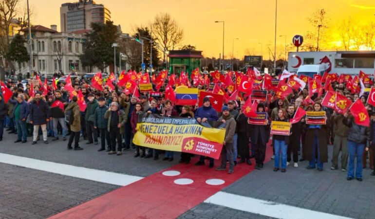 TKP, ABD Emperyalizmine Karşı Kadıköy’de Eylem