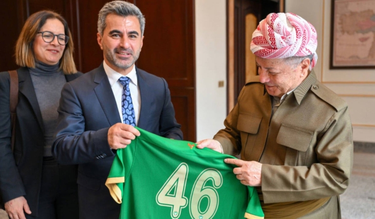 Amedspor’dan Barzani’ye Önemli Ziyaret!