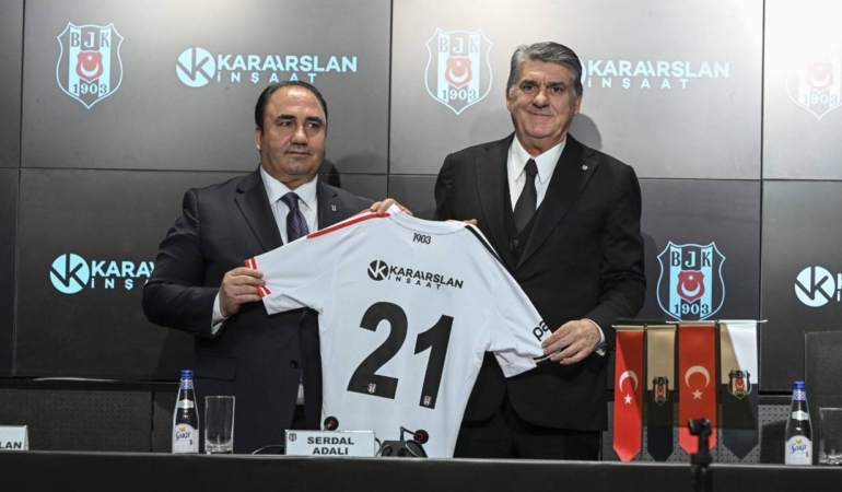 Beşiktaş, Karaarslan İnşaat ile Yeni Sponsorluk Anlaştı
