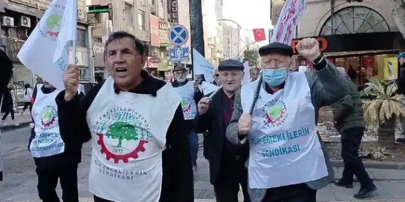 Emeklilerden Meydanlara Güçlü İsyan!