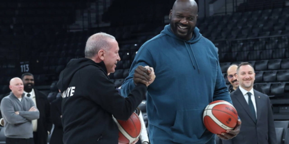 Shaquille O’Neal ve Erdoğan Basketbol Sahasında Buluştu!