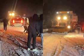 İnegöl’de Kar Yağışı, Ulaşımı Felç Etti!
