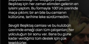 Mert Günok’tan Beşiktaş’a Duygusal Veda Mesajı